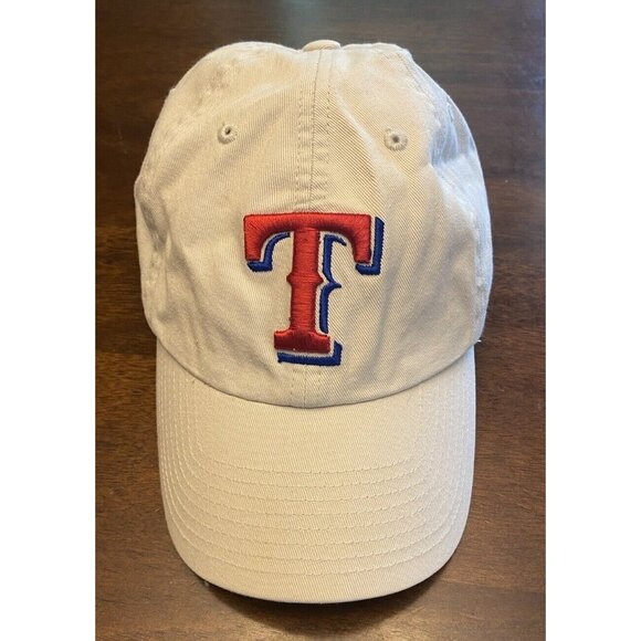 '47 Other - Texas Rangers Fitted Baseball Cap M Tan MLB Hat '47 Brand